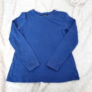 Central Park West Blue long sleeve top - Large Capsule Fall Minimalist